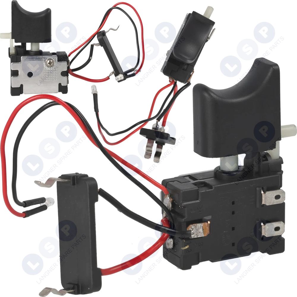 Univerzálny vypínač na aku vŕtačku, 7,2V-24V